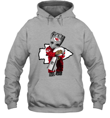 Baby Groot Kansas City Chiefs Hug Super Bowl Champions Hoodie - kambletee