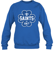 Patrick's Day Shamrock For New Orleans Saints Fans Sweatshirt - kambletee