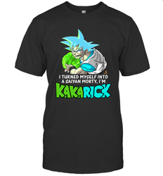 Kakarick I turned myself into a saiyan Rick And Morty Men's T-Shirt - kambletee