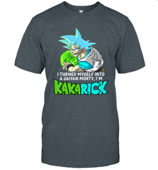 Kakarick I turned myself into a saiyan Rick And Morty Men's T-Shirt - kambletee