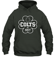Patrick's Day Shamrock For Indianapolis Colts Fans Hoodie - kambletee