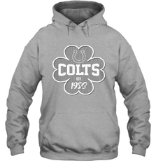 Patrick's Day Shamrock For Indianapolis Colts Fans Hoodie - kambletee