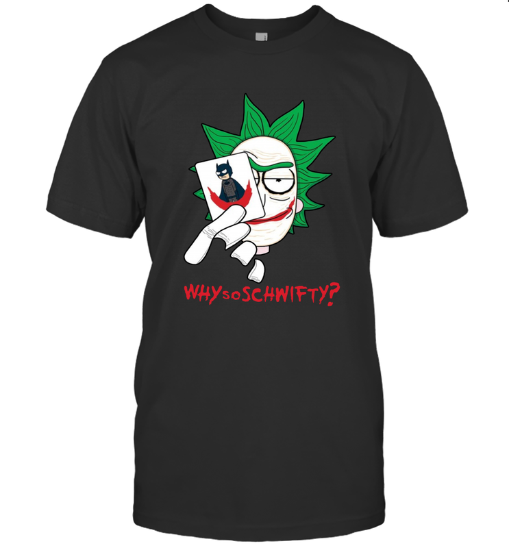 Rick and Morty Joker Why so Schwifty Men's T-Shirt - kambletee