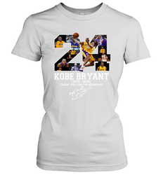 24 Kobe Bryant 1978 2020 Thank You For The Memories Signature Women's T-Shirt - kambletee