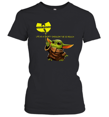 Star Wars Baby Yoda holding Wu Tang Women's T-Shirt - kambletee