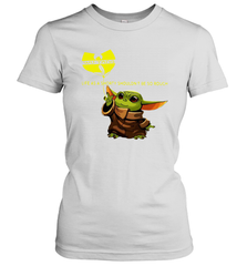 Star Wars Baby Yoda holding Wu Tang Women's T-Shirt - kambletee