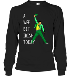 Freddie Mercury A Wee Bit Irish Today Long Sleeve T-Shirt - kambletee