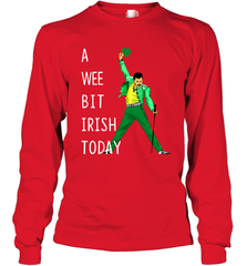 Freddie Mercury A Wee Bit Irish Today Long Sleeve T-Shirt - kambletee