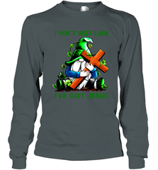 I dont need luck Ive got Jesus Long Sleeve T-Shirt - kambletee