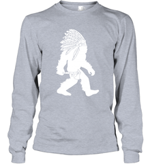 Native American Bigfot Long Sleeve T-Shirt - kambletee