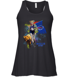 Harley Quinn Buffalo Bills Of Prey Racerback Tank - kambletee