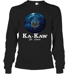 Vinatge Logo BattleHawks Football St Louis XFL Ka Kaw Long Sleeve T-Shirt - kambletee