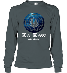 Vinatge Logo BattleHawks Football St Louis XFL Ka Kaw Long Sleeve T-Shirt - kambletee