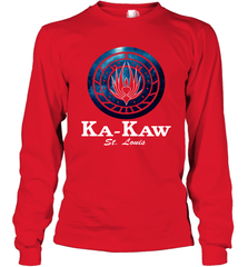 Vinatge Logo BattleHawks Football St Louis XFL Ka Kaw Long Sleeve T-Shirt - kambletee