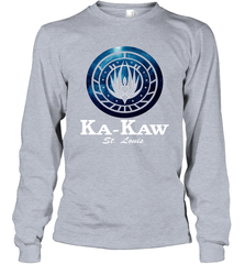 Vinatge Logo BattleHawks Football St Louis XFL Ka Kaw Long Sleeve T-Shirt - kambletee