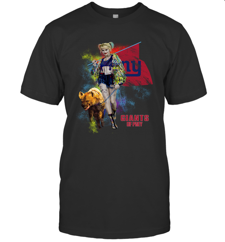 Harley Quinn New York Giants Of Prey Men's T-Shirt - kambletee