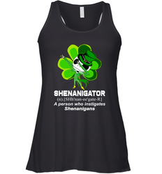 Jack Skellington Shenanigator Patricks Day Racerback Tank - kambletee