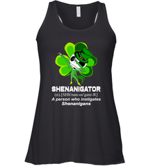 Jack Skellington Shenanigator Patricks Day Racerback Tank - kambletee
