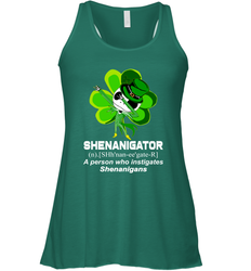 Jack Skellington Shenanigator Patricks Day Racerback Tank - kambletee