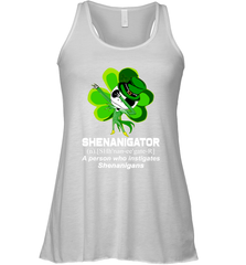 Jack Skellington Shenanigator Patricks Day Racerback Tank - kambletee