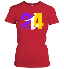 Angel Legend Mamba 24 Basketball Kobe Bryant Women's T-Shirt - kambletee