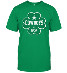 Patrick's Day Shamrock For Dallas Cowboys Fans Men's T-Shirt - kambletee