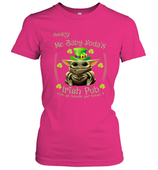 Shorty Mc Baby Yoda Irish Pub Can Ya Handle Yer LickerPatricks Day Women's T-Shirt - kambletee