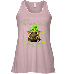 Shorty Mc Baby Yoda Irish Pub Can Ya Handle Yer LickerPatricks Day Racerback Tank - kambletee