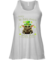 Shorty Mc Baby Yoda Irish Pub Can Ya Handle Yer LickerPatricks Day Racerback Tank - kambletee