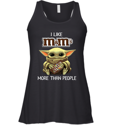 Baby Yoda I like m Racerback Tank - kambletee