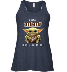 Baby Yoda I like m Racerback Tank - kambletee