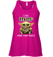 Baby Yoda I like m Racerback Tank - kambletee