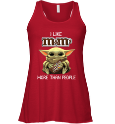 Baby Yoda I like m Racerback Tank - kambletee