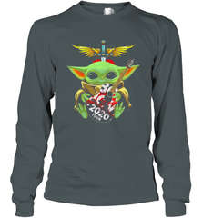 Baby Yoda hug Bon Jovi 2020 Tour Star Wars Long Sleeve T-Shirt - kambletee