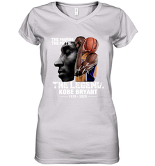 The Mamba The Myth The Legend Kobe Bryant 1987 2020 Women's V-Neck - kambletee