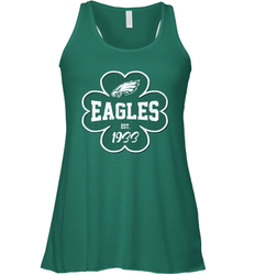 Patrick's Day Shamrock For Philadelphia Eagles Fans Racerback Tank - kambletee
