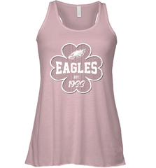 Patrick's Day Shamrock For Philadelphia Eagles Fans Racerback Tank - kambletee