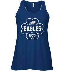 Patrick's Day Shamrock For Philadelphia Eagles Fans Racerback Tank - kambletee