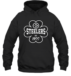 Patrick's Day Shamrock For Pittsburgh Steelers Fans Hoodie - kambletee