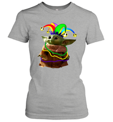 Baby Yoda Mardi Gras Women's T-Shirt - kambletee