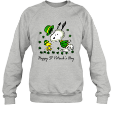 Snoopy and Woodstock Erin go beagle Happy Patricks Day Sweatshirt - kambletee