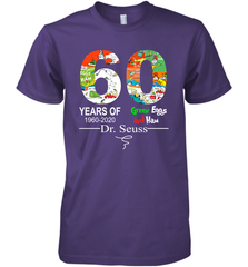 60 years of 1960 2020 Green Eggs and Ham Dr. Seuss Premium Men's T-Shirt - kambletee