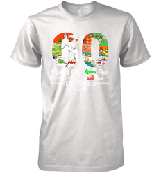 60 years of 1960 2020 Green Eggs and Ham Dr. Seuss Premium Men's T-Shirt - kambletee