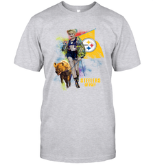 Harley Quinn Pittsburgh Steelers Of Prey Men's T-Shirt - kambletee