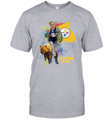 Harley Quinn Pittsburgh Steelers Of Prey Men's T-Shirt - kambletee