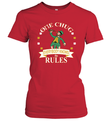 ONE CHUG LEPRECHAUN Women's T-Shirt - kambletee