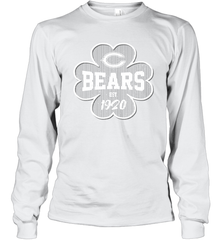 Patrick's Day Shamrock For Chicago Bears Fans Long Sleeve T-Shirt - kambletee