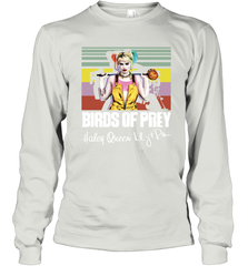 Birds of Prey Harley Quinn signature vintage Long Sleeve T-Shirt - kambletee