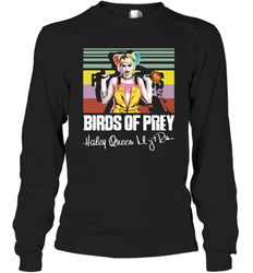 Birds of Prey Harley Quinn signature vintage Long Sleeve T-Shirt - kambletee