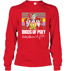 Birds of Prey Harley Quinn signature vintage Long Sleeve T-Shirt - kambletee